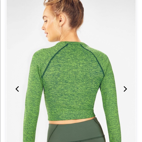 Fabletics Bri ribbed seamless crop top Small - Picture 2 of 10